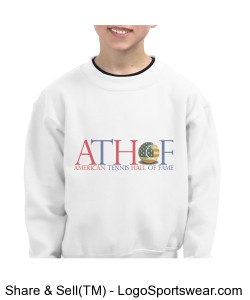 ATHOF Youth Crew Neck Sweatshirt Design Zoom